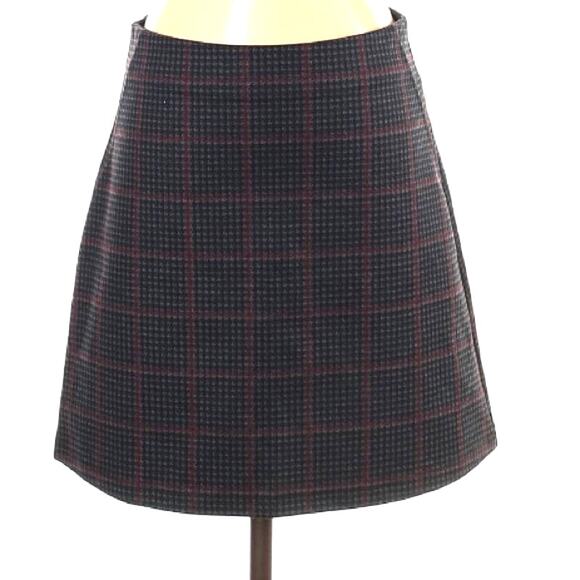 NWT Evereve Sanctuary Easy Mod Skirt in Houdstooth // L - Picture 1 of 10